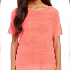 Eileen Fisher linen/cotton Tshirt Sz L